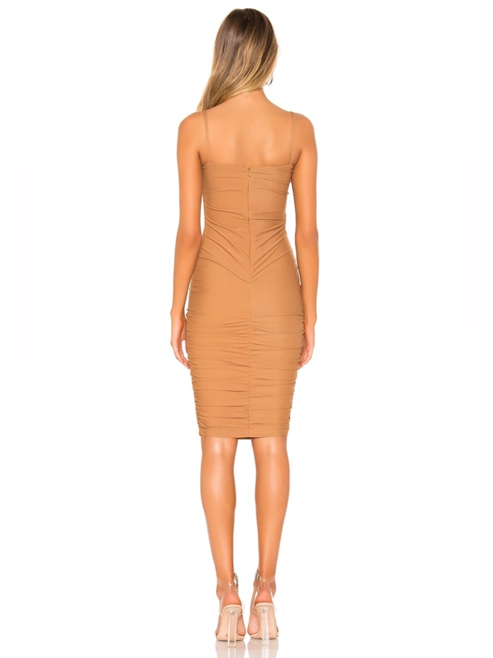 Superdown | Yovanna Midi Dress | Small | Taupe - Picture 4 of 7